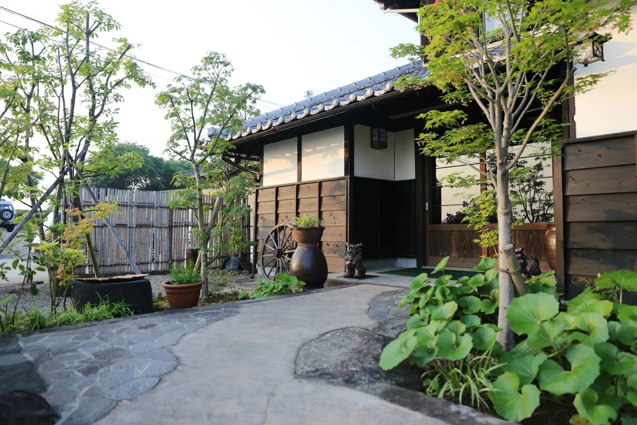 花さんさん 玄関の風景